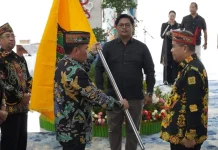 Gubernur Agustiar Sabran Lepas 309 Kontingen Pesparawi Kalteng ke Manokwari