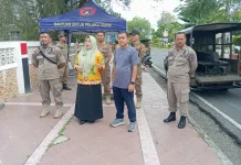 Satpol PP Kobar Sterilkan Kawasan Depan RSUD Sultan Imanuddin dari Aktivitas PKL