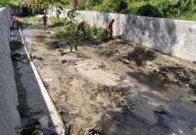 Dinas PUPR Kobar Lakukan Pemeliharaan Saluran Induk Pengendali Banjir