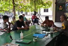 Berselisih Masalah Pekarangan, Bhabinkamtibmas Polsek Bukit Batu Jadi Penengah
