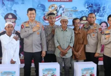 Polda Kalteng Bakti Sosial Kesehatan Gratis untuk Korban Kebakaran
