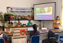 Lindungi Konsumen, DPKP Kobar Edukasi Pelaku Usaha Terkait Keamanan Pangan Segar