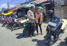 Polsek Pahandut  Ingatkan Jukir Pasar Besar