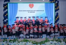 Hadiri Pelepasan Siswa TK/KB, Bunda PAUD Kapuas Tekankan Pentingnya Karakter Anak