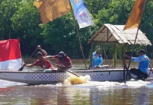 HUT Bhayangkara ke 80, Polda Kalteng Gelar Lomba Besei Kambe