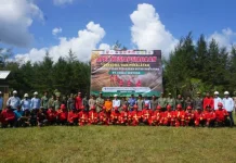 Amankan Tanjung Puting, DLH Kobar Gelar Apel Siaga Karhutla Lintas Sektor