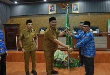 Bupati Lepas Kafilah MTQ KORPRI Barut