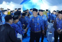 Dukung Penuh Kafilah, Bupati Barito Utara Hadir Pembukaan MTQ KORPRI
