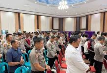 Perkuat Keimanan Kristen, Personel Polresta Palangka Raya Ibadah Bersama