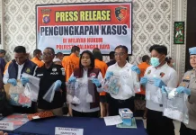 Polresta Palangka Raya Ungkap 36 Kasus Narkotika, Sita Hampir 2 Kg Barang Bukti