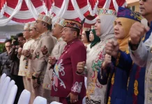 Bupati Kapuas Hadiri Upacara Peringatan Hari Jadi ke-24 Kabupaten Pulang Pisau
