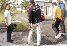 Wali Kota Palangka Raya Pantau Kondisi Sejumlah Ruas Jalan Rusak