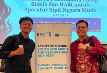 Dua ASN Muda Kalteng Ikuti Lokakarya Bisnis dan Hak Asasi Manusia