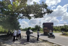 Tertibkan Lalu Lintas, Dishub Kobar Larang Bongkar Muat Barang di Tepi Jalan