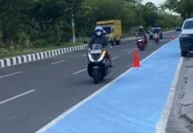 Inspektorat Kalteng Awasi Ketat Proyek Marka Jalan Biru