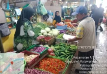 Pasokan Aman, Disperindagkop UKM Kobar Sebut Harga Bapok Pekan Kedua Juli Stabil