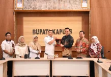 Wabup Kapuas Perkuat Sinergi Percepatan Penurunan Stunting dengan BKKBN Kalteng