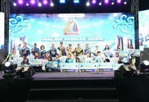 Gubernur Kalteng Hadiri Malam Puncak O2SN 2026
