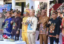 Wakil Bupati Barito Utara Hadiri Upacara Hari Jadi Kota Palangka Raya