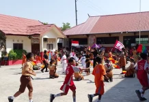 Rangkaian Penutupan MPLS, SDN 5 Bukit Tunggal Gelar Parade Ekstrakurikuler