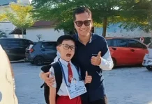 Gerakan Ayah Mengantarkan Anak Sekolah, Kaum Bapak Palangka Raya Merasa Bangga