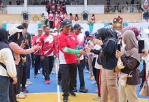 Senam Bersama dan Pembukaan Turnamen Futsal Bupati Cup 2026