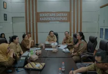 Sekda Kapuas Pimpin Rapat Persiapan Assessment Teknis LSDP