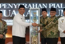 Bupati Tutup MTQH, Kecamatan Teweh Tengah Wakili Barito Utara Juara Umum