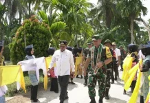 Bupati Kapuas Apresiasi Pelaksanaan TMMD Reguler ke-129 dalam Kunjungan Tim Wasev