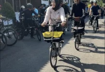 Gowes Pagi, Bupati Kobar Sidak Antrean Panjang BBM di SPBU