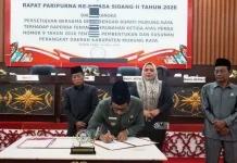 DPRD dan Pemkab Sepakati Perubahan Perda