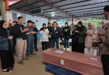 Kemenkum Kalteng Berduka, Kabag TU dan Umum Dimakamkan di Kampung Halaman