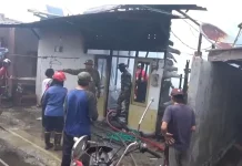 Rumah Warga Terbakar, Siswa Ad Panik Lari Keluar Ruangan