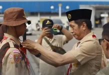 Sebanyak 58 Pramuka Barito Utara menuju Jambore Nasional Cibubur