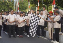 Fun Walk Hari Pengayoman ke-81, Kemenkum Kalteng Hadir untuk Masyarakat