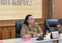 Asisten II Kapuas Ikuti Rakor Pengendalian Inflasi Tahun 2026 Secara Virtual