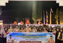 Lepas Kontingen Jamnas XII, Wabup Pulang Pisau Pesan Jaga Nama Baik Daerah