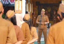 Pimpin Apel Pagi, Bupati Shalahuddin Tekankan Percepatan Pembangunan