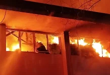 Gedung Biro Kesra Kalteng Ludes Dilalap Si Jago Merah