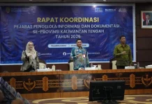Perkuat Kapasitas, Diskominfosantik Kalteng Gelar Rakor PPID se-Kalteng