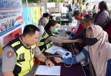 HUT ke-81 RI, Rumkit Bhayangkara Palangka Raya Buka Layanan Kesehatan Gratis di CFD