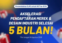 DJKI Targetkan Pendaftaran Merek dan Desain Industri Selesai Lima Bulan