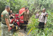 Taman Wisata Alam Bukit Tangkiling Terbakar, Polsek Bukit Batu Turun Tangan