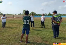 Dispora dan PUPR Kobar Tinjau Stadion Sport Center Pangkalan Bun