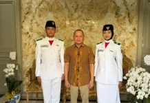2 Paskibraka Asal Kobar Temui Menteri P2MI Mukhtarudin di Jakarta