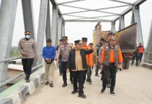 Bupati Kapuas Meninjau Beberapa Wilayah Terdampak Karhutla
