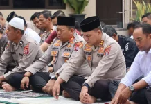Hadapi Karhutla, Polresta Palangka Raya Juga Gelar Salat Istisqa