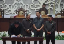Pimpinan DPRD dan Pemprov Kalteng Tandatangani PPAS Perubahan APBD 2026