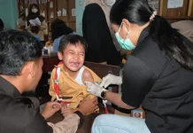 Puskesmas Bukit Hindu Laksanakan Bulan Imunisasi Anak Sekolah
