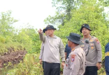 Rilis Data Karhutla, Kapolda Kalteng Sebut Angka Luasan Terbakar Turun Drastis